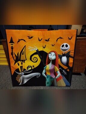 Tim Burtons Nightmare Before Christmas Extra Large Tote Bag With Handles